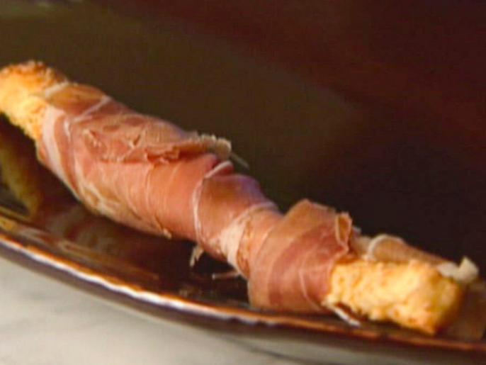 Prosciutto Wrapped Breadsticks Recipe Giada De Laurentiis Food Network