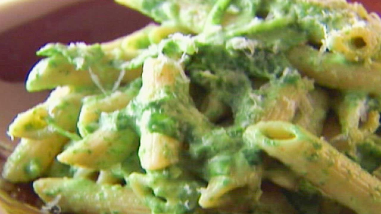 Penne With Spinach Sauce