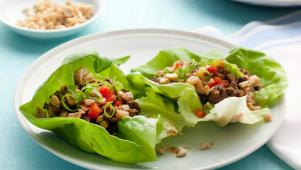 Beef and Tofu Lettuce Cups