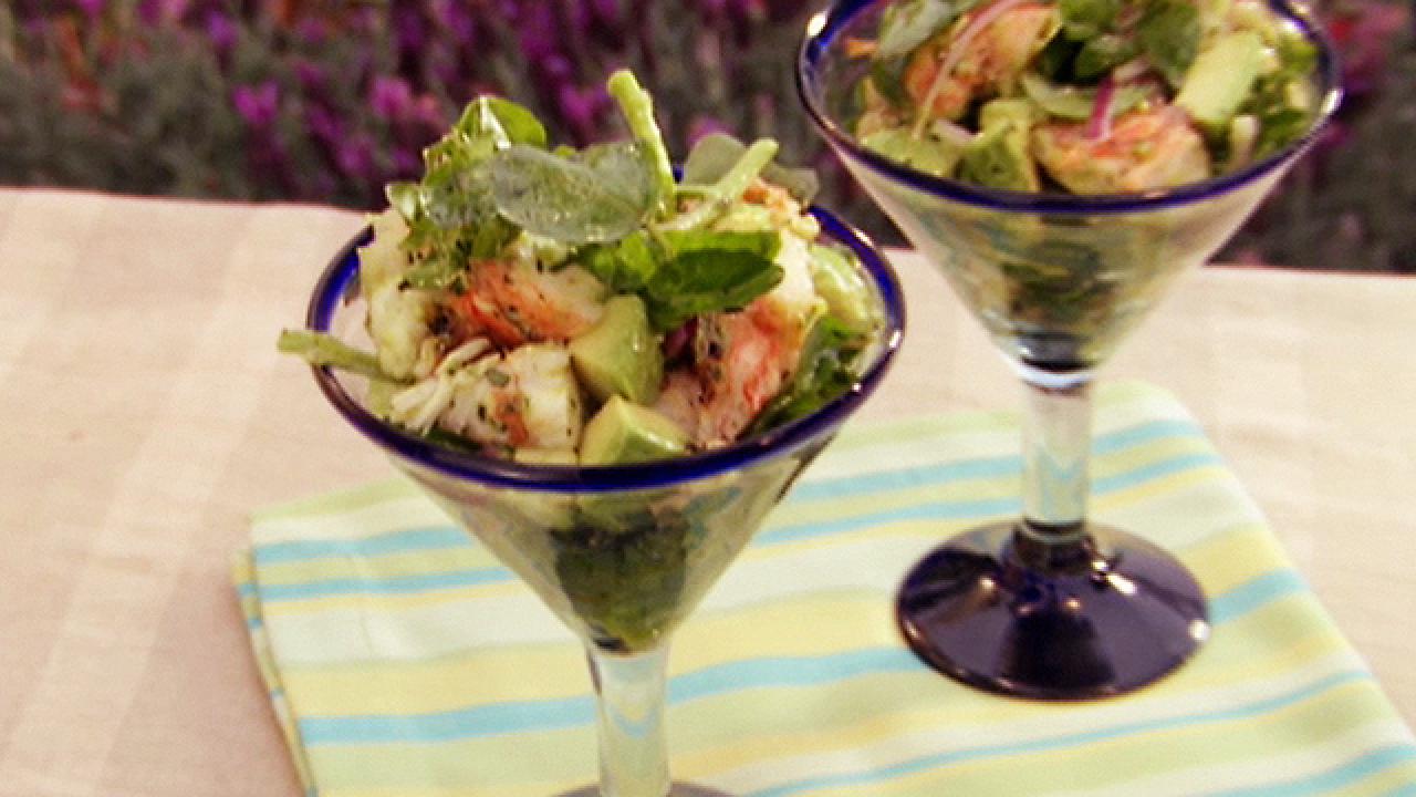 Lobster and Avocado Cocktails