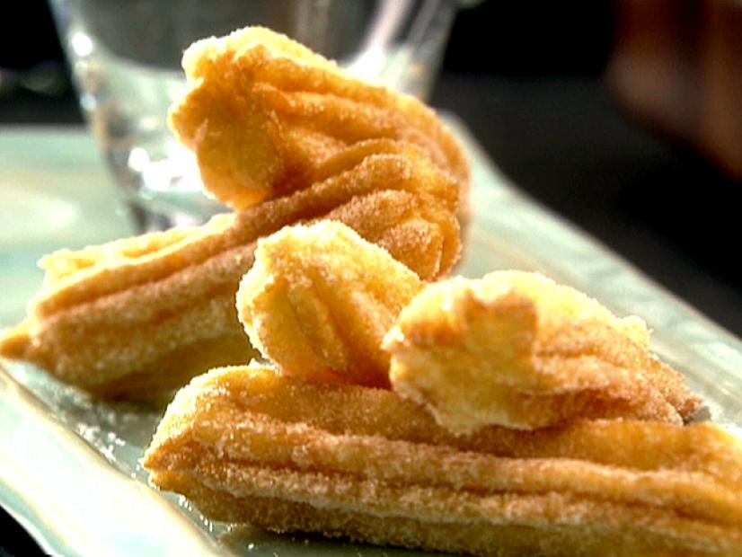 Churros With Chocolate Recipe Claire Robinson Food Network