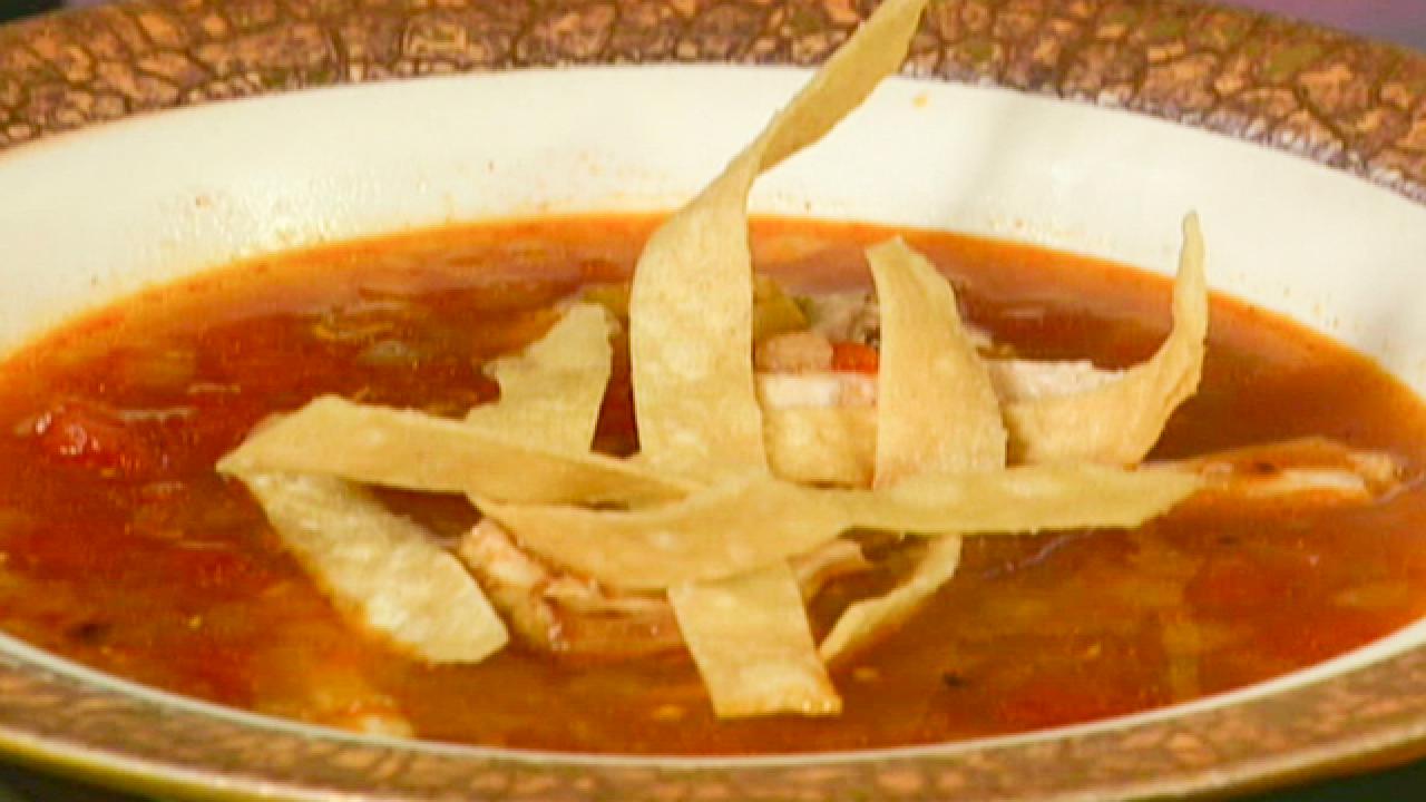 Grilled Chicken Tortilla Soup