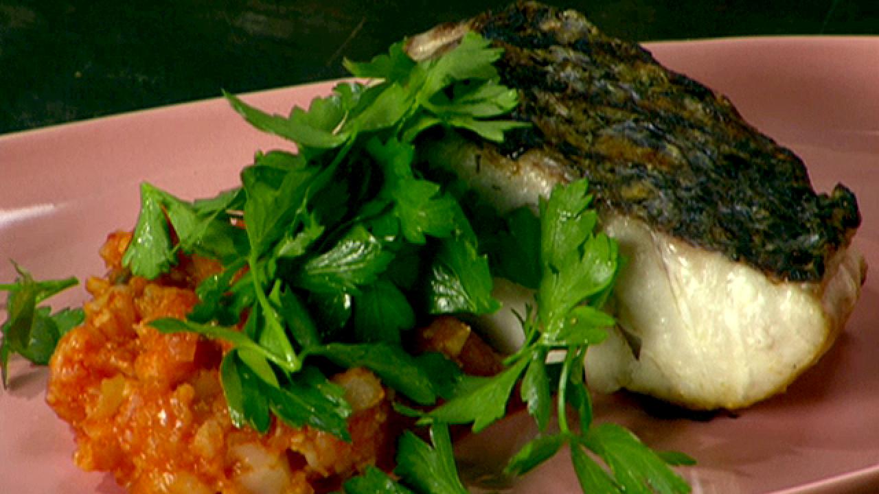 Anne's Grilled Striped Bass