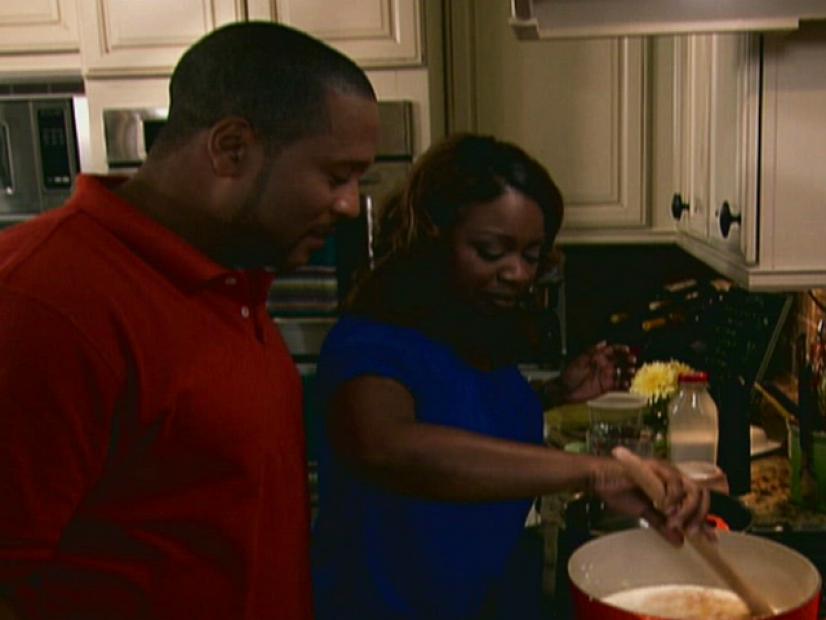 Bacon Cheese Grits with Collard Greens Recipe The Neelys Food Network