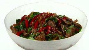 Spicy Beef With Mint