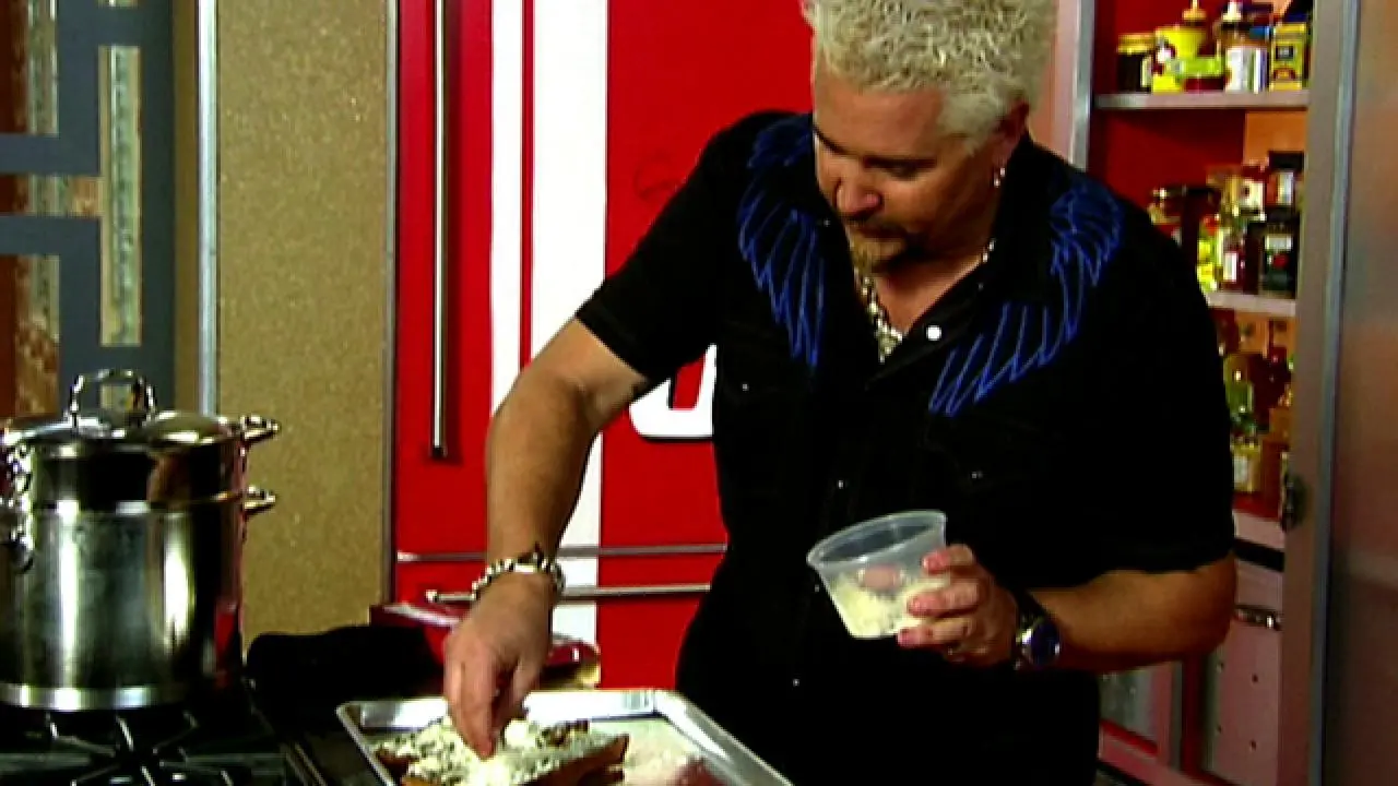 Asiago Pesto Bread Recipe Guy Fieri Food Network