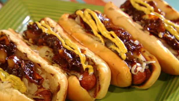 New York Street Cart Dog Recipe | Bobby Flay | Food Network