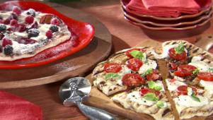 Bobby Flay Cooks Savory and Dessert Pizzas on the Grill