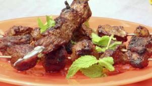 Indian Curry Lamb Skewers