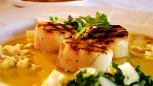 Grilled Diver Scallops