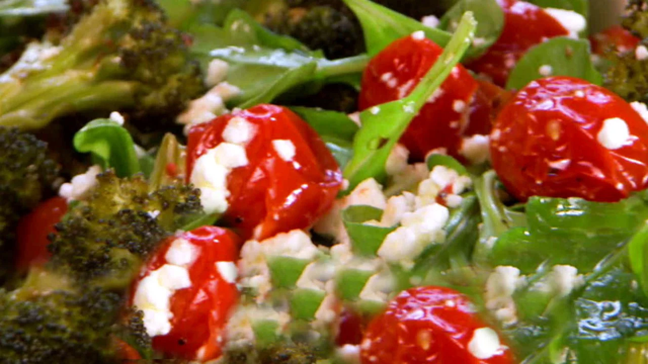 Roasted Broccoli-Feta Salad