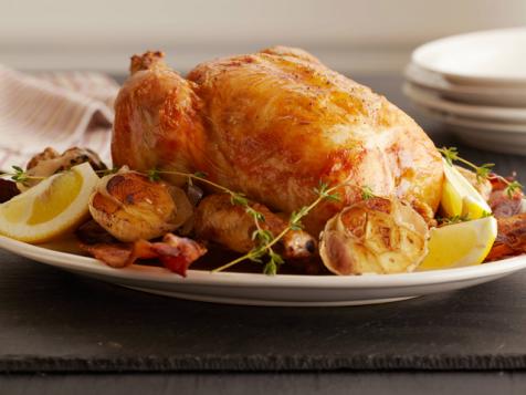 Lemon and Garlic Roast Chicken