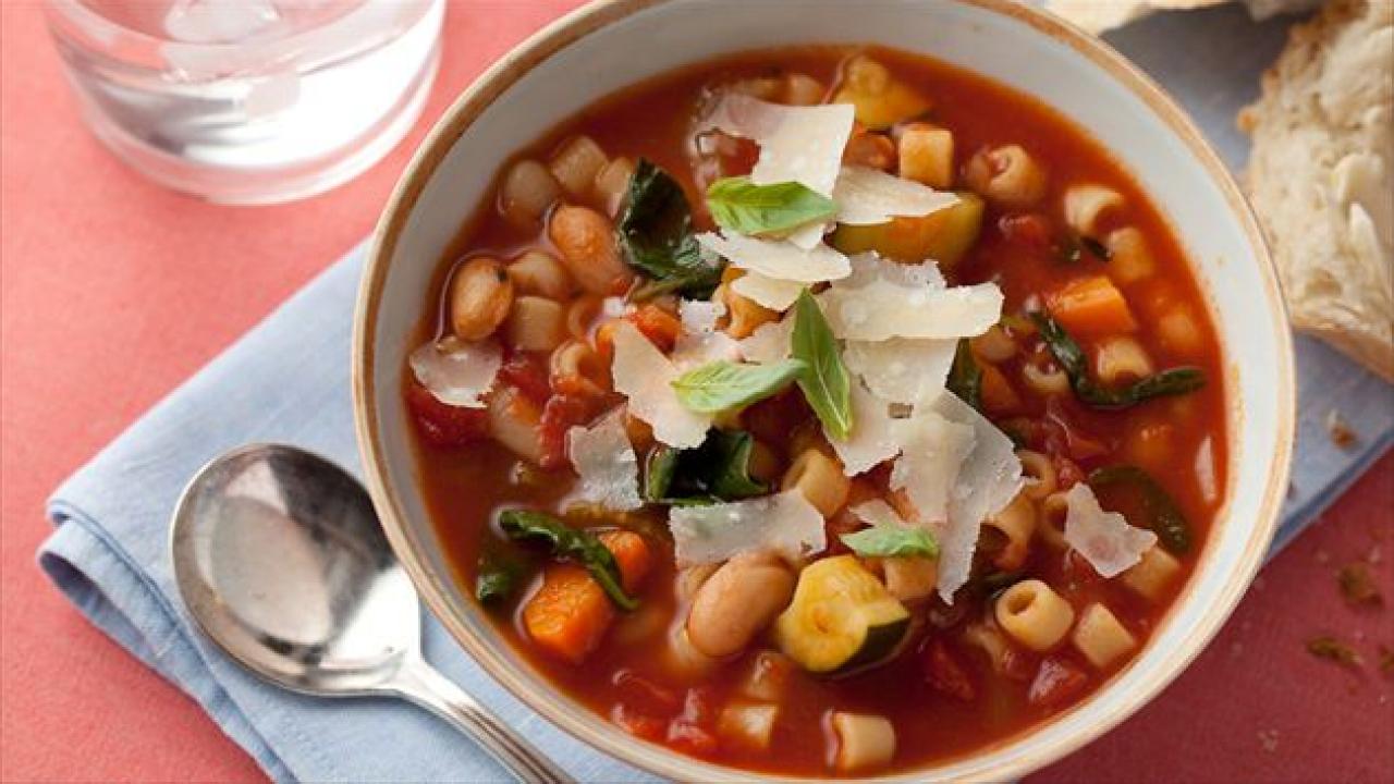 Minestrone With Pasta & Beans