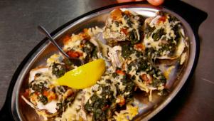 Oysters Rockefeller With Guy Fieri on Diners, Drive-Ins and Dives