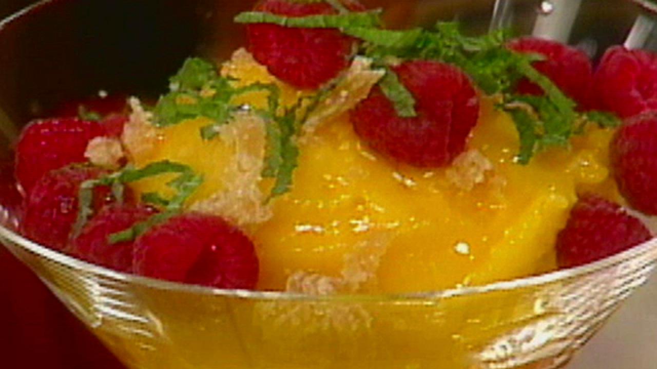Quick Mango Sorbet Dessert