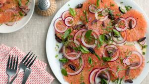 Grapefruit-Onion-Basil Salad