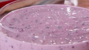 Blueberry-Thyme Frozen Yogurt