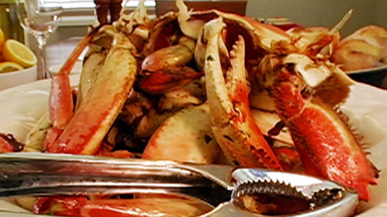 Cat Cora's Oven-Roasted Crab