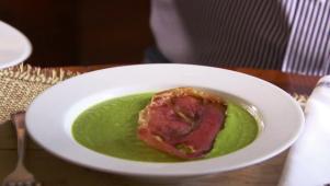 Ina's Creamy Pea With Ham Soup