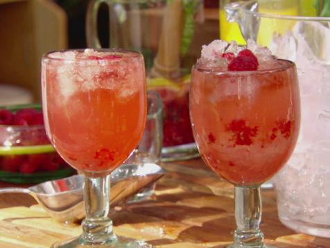 Raspberry-Basil Cocktails