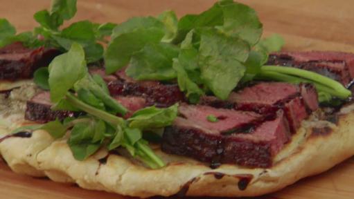 Balsamic Flat Iron Steak Sandwich VIDEO