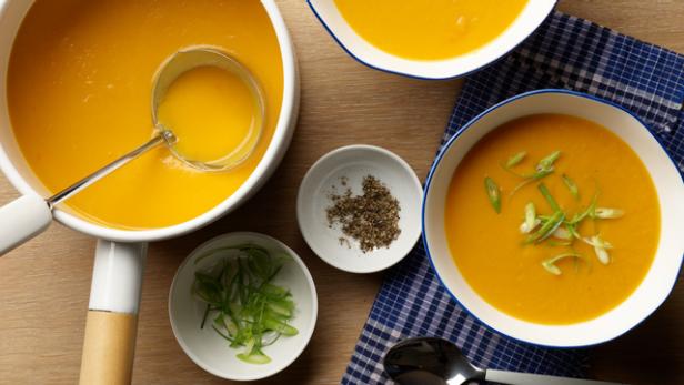Carrot, Sweet Potato and Squash Soup image