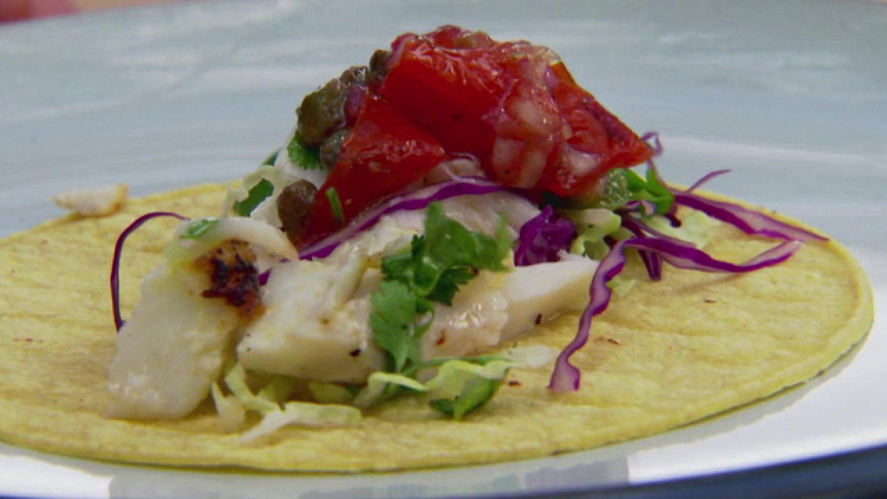 Grilled Fish Tacos Vera Cruz