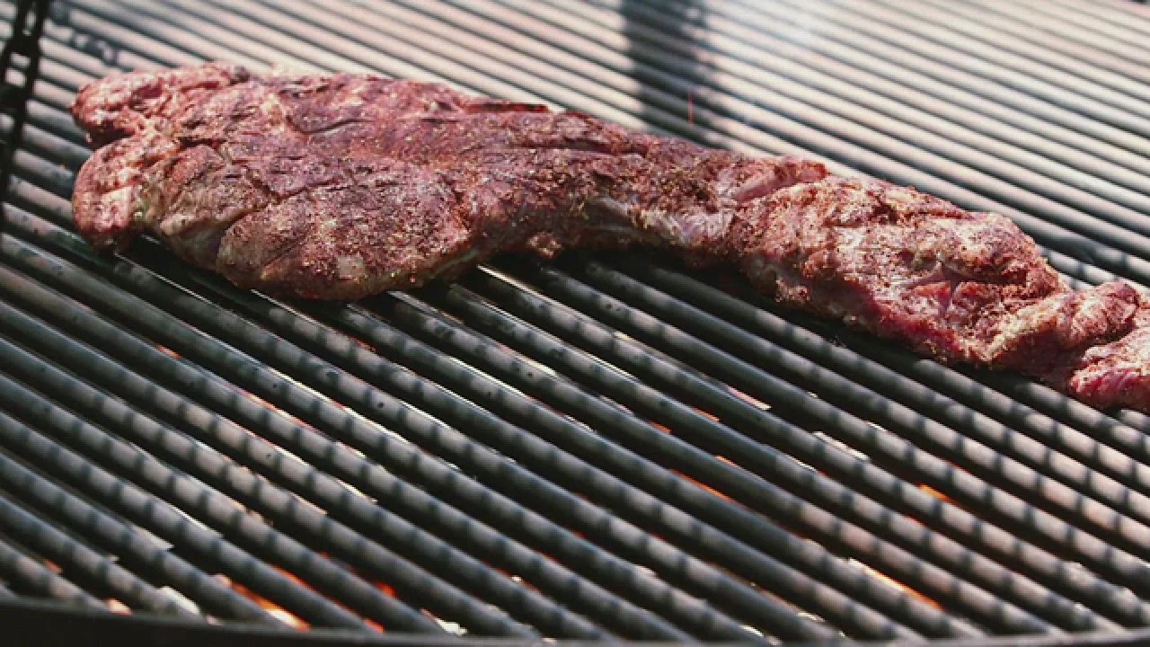 Grilled Lamb With Spice Rub