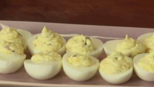 Ritzy Truffled Deviled Eggs