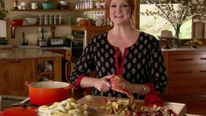 Pork Chops with Applesauce and Grits