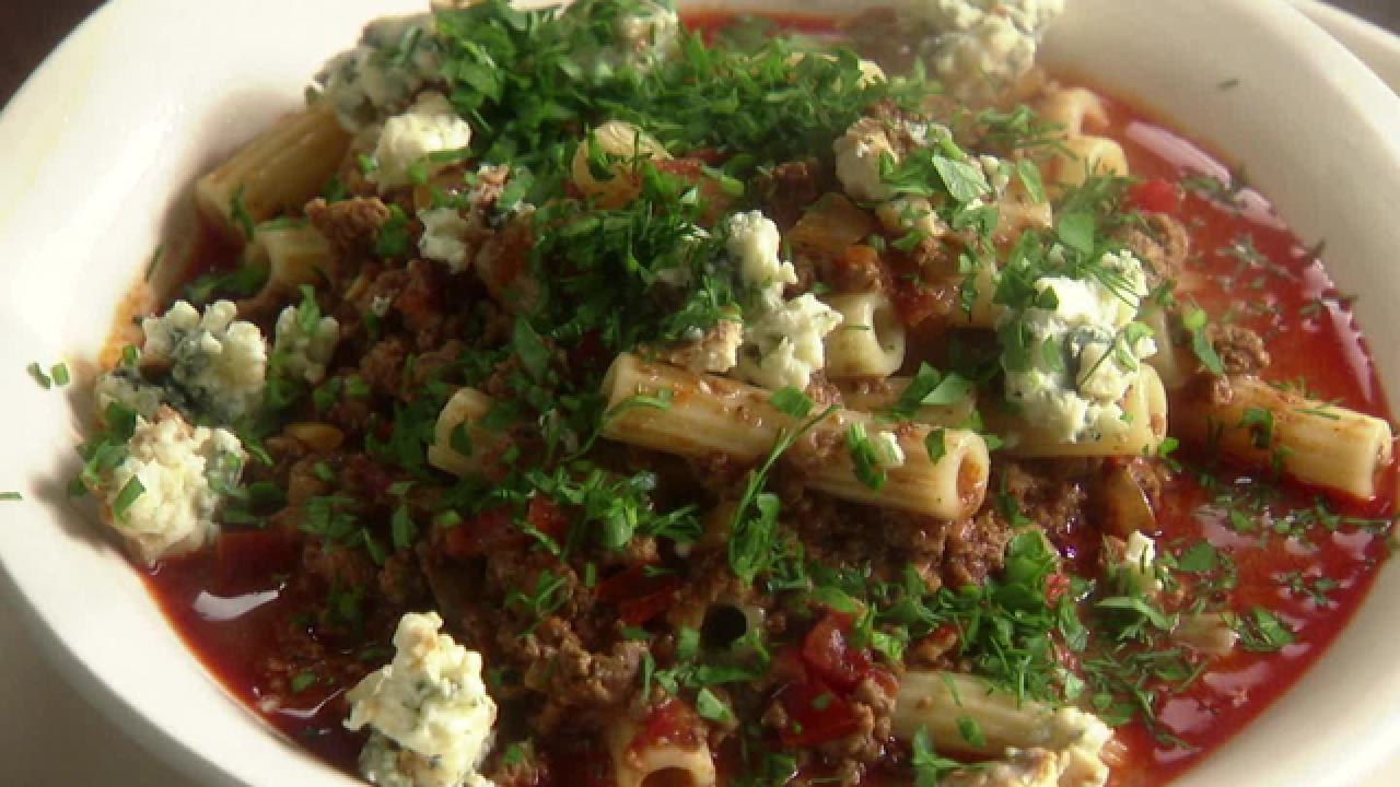 Beef Goulash With Blue Cheese
