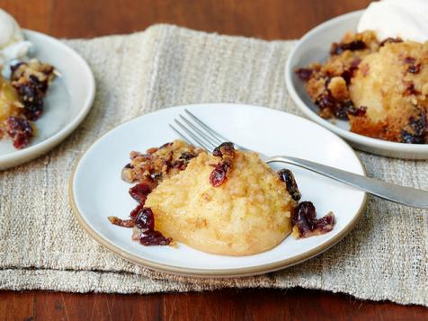 Cranberry-Streusel Baked Pears