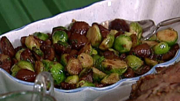 Blanched Brussels Sprouts with Chestnuts image