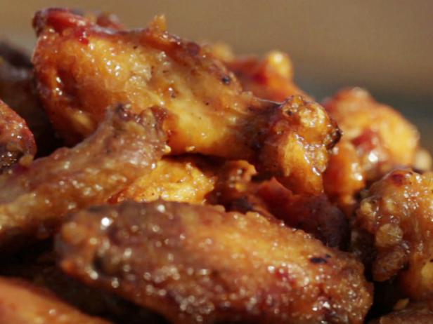 Spicy Asian Fried Chicken Wings Recipe Guy Fieri Food Network