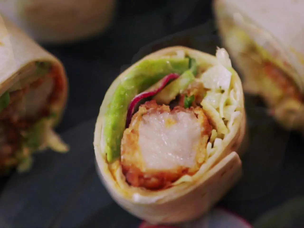 Mexican Low Fat Fish Wraps Recipe