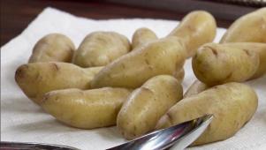 Fingerling Potatoes and Leeks