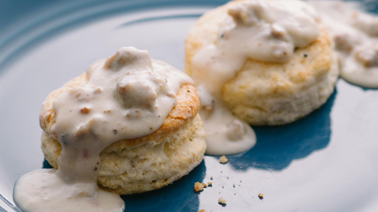 Pepper Biscuits and Gravy
