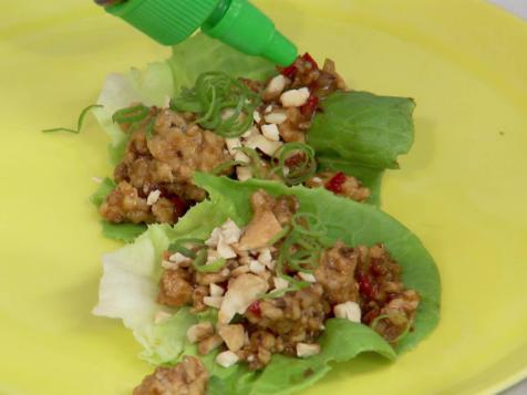 Sweet and Sour Chicken Lettuce Cups