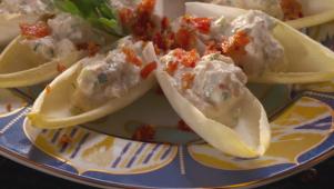 Crab and Bacon Endive Boats