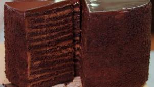 Strip House's Chocolate Cake