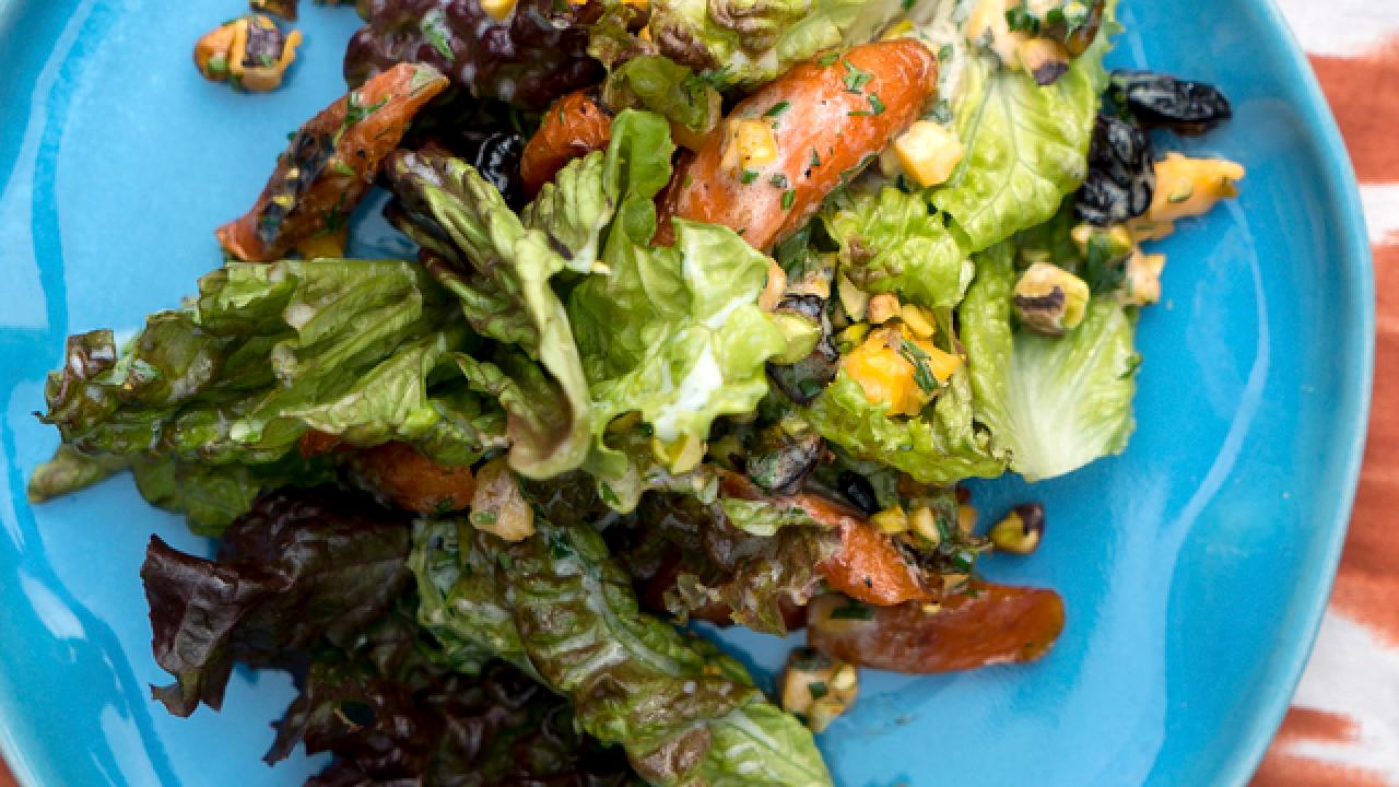Carrot and Red Leaf Salad