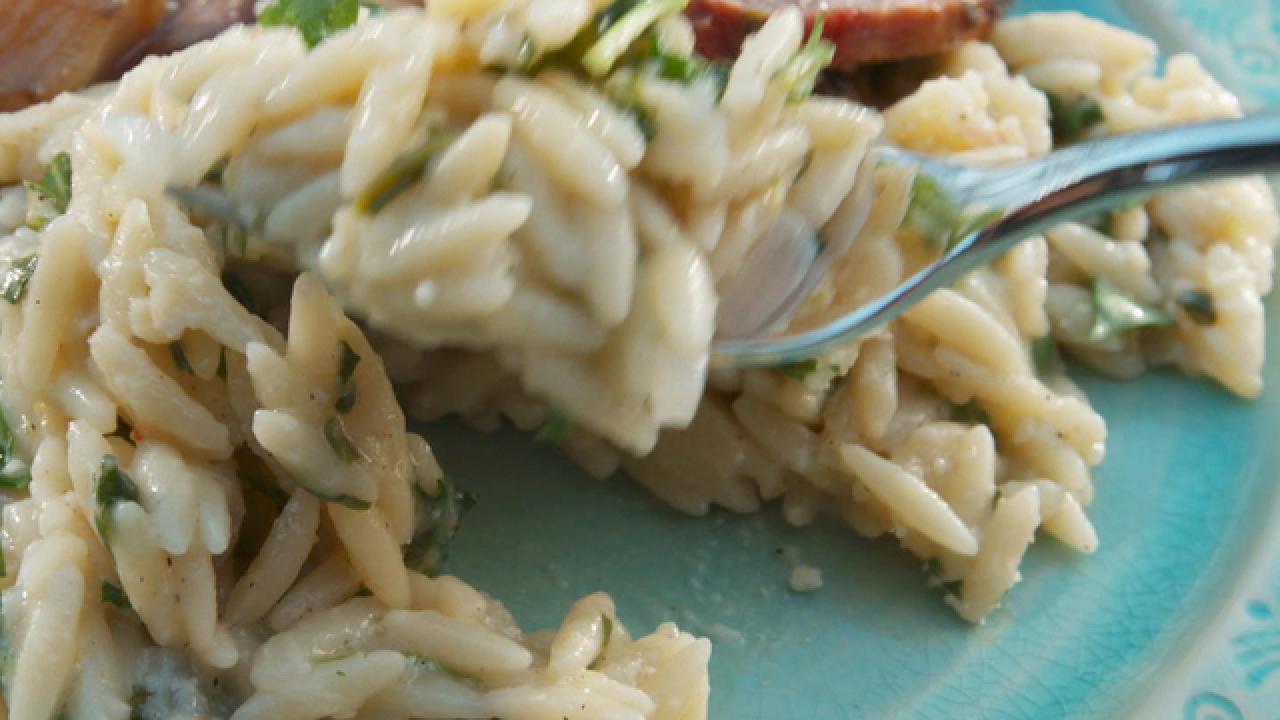 Peppery Parmesan Orzo