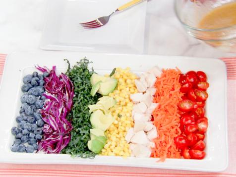 Rainbow Chicken Salad