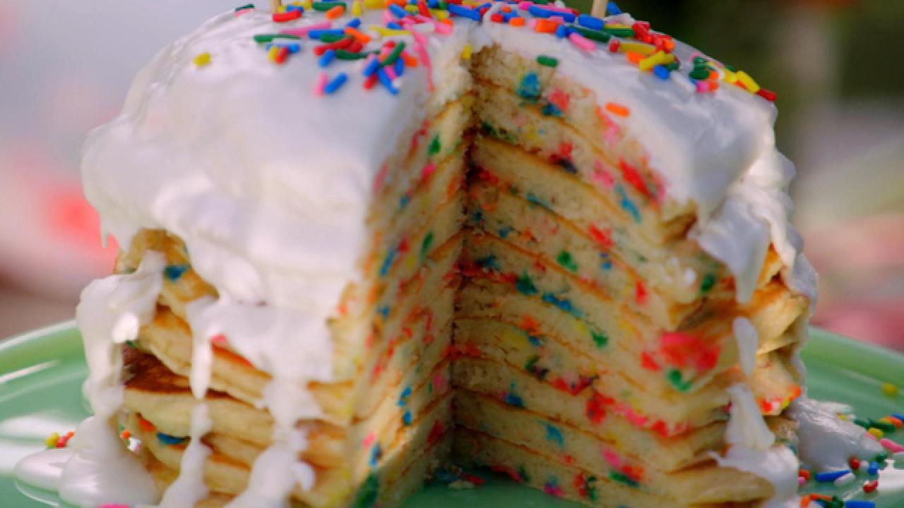Confetti Pancake Cake