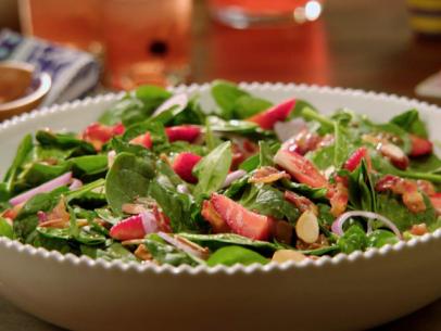 Strawberry Salad with Speck and Halloumi Recipe | Jamie Oliver | Food ...