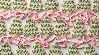 Minty Christmas Tree Cookies