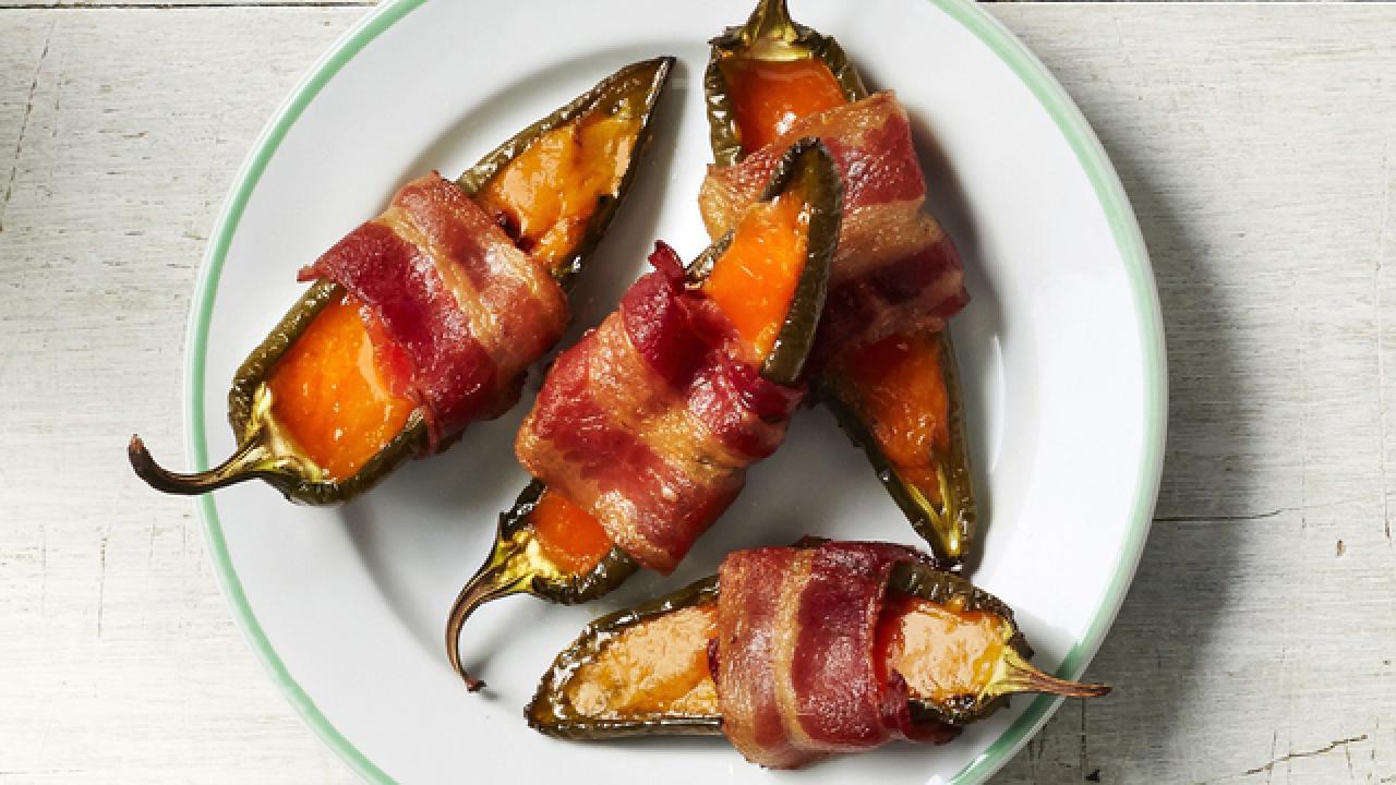 Bacon-Wrapped Jalapeno Poppers