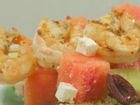 Shrimp and Watermelon Salad