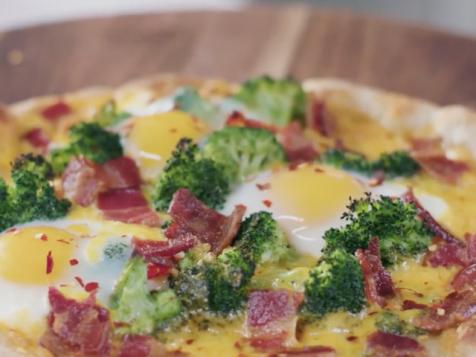 Broccoli-Cheddar Pizza