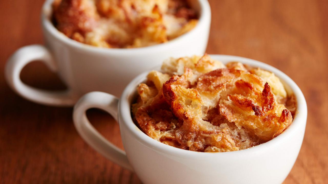 Caramel Bread Pudding for Two